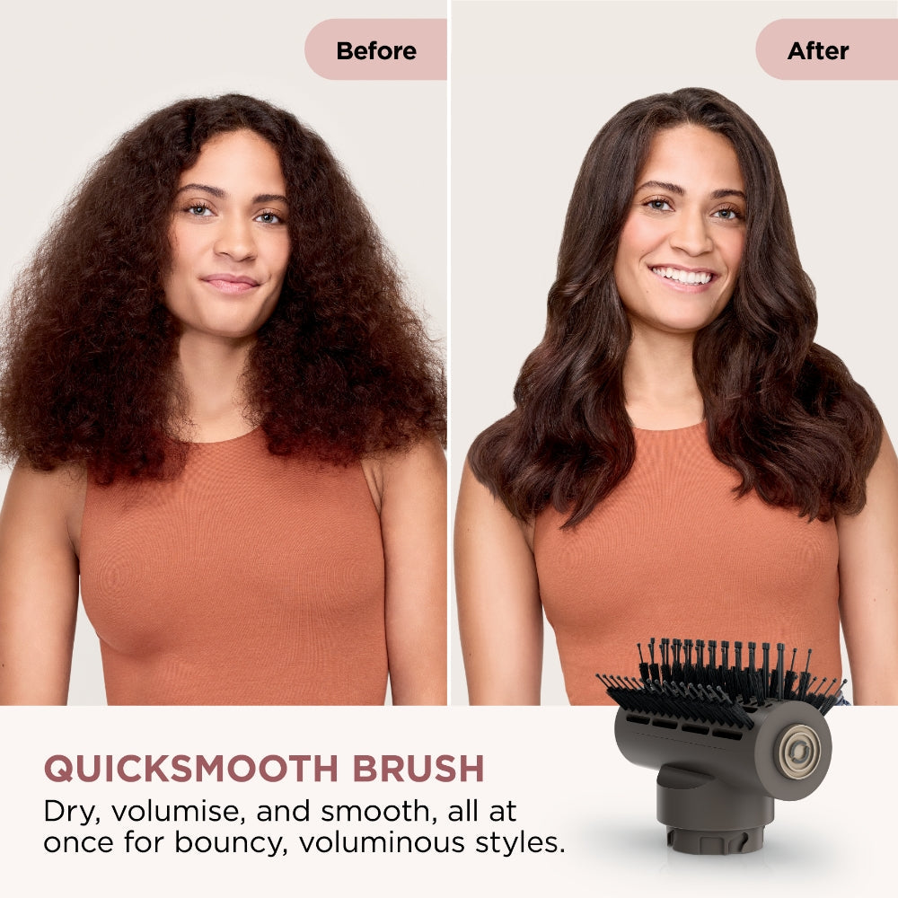 Shark SpeedStyle Pro Flex 4-In-1 High-Velocity Hair Dryer Mocha/Silver